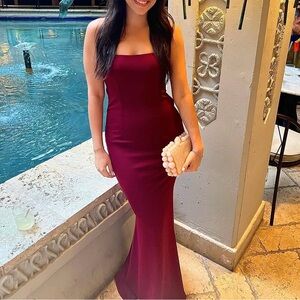 Katie May Deep Red Gown
